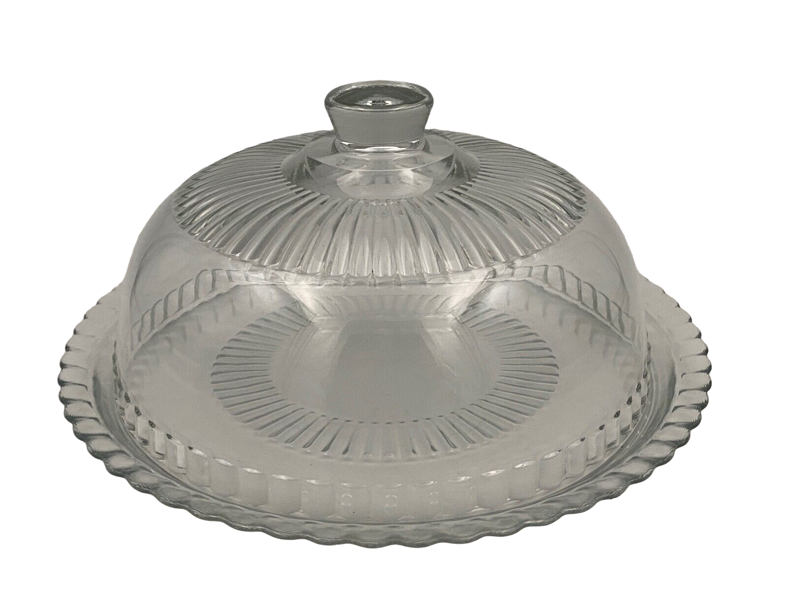 Bell with cakes or cheeses in molded press xxe with dish