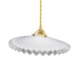 Serrated opaline suspension