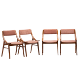 Set of 4 skoczek chairs from the 60
