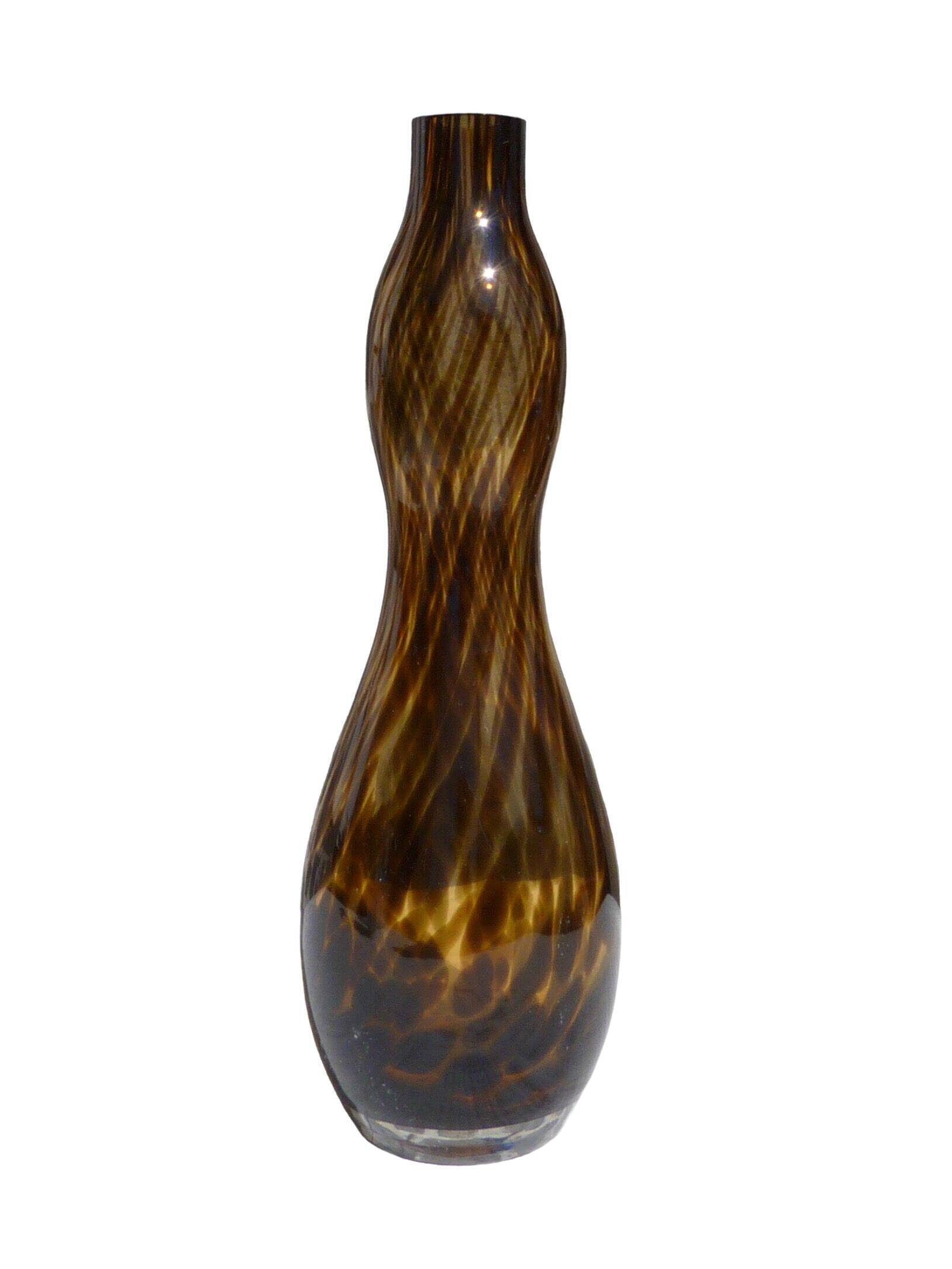 Murano turtleshell glass vase