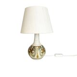 Ceramic studio pottery table light base by soholm  ceramic denmark 1970