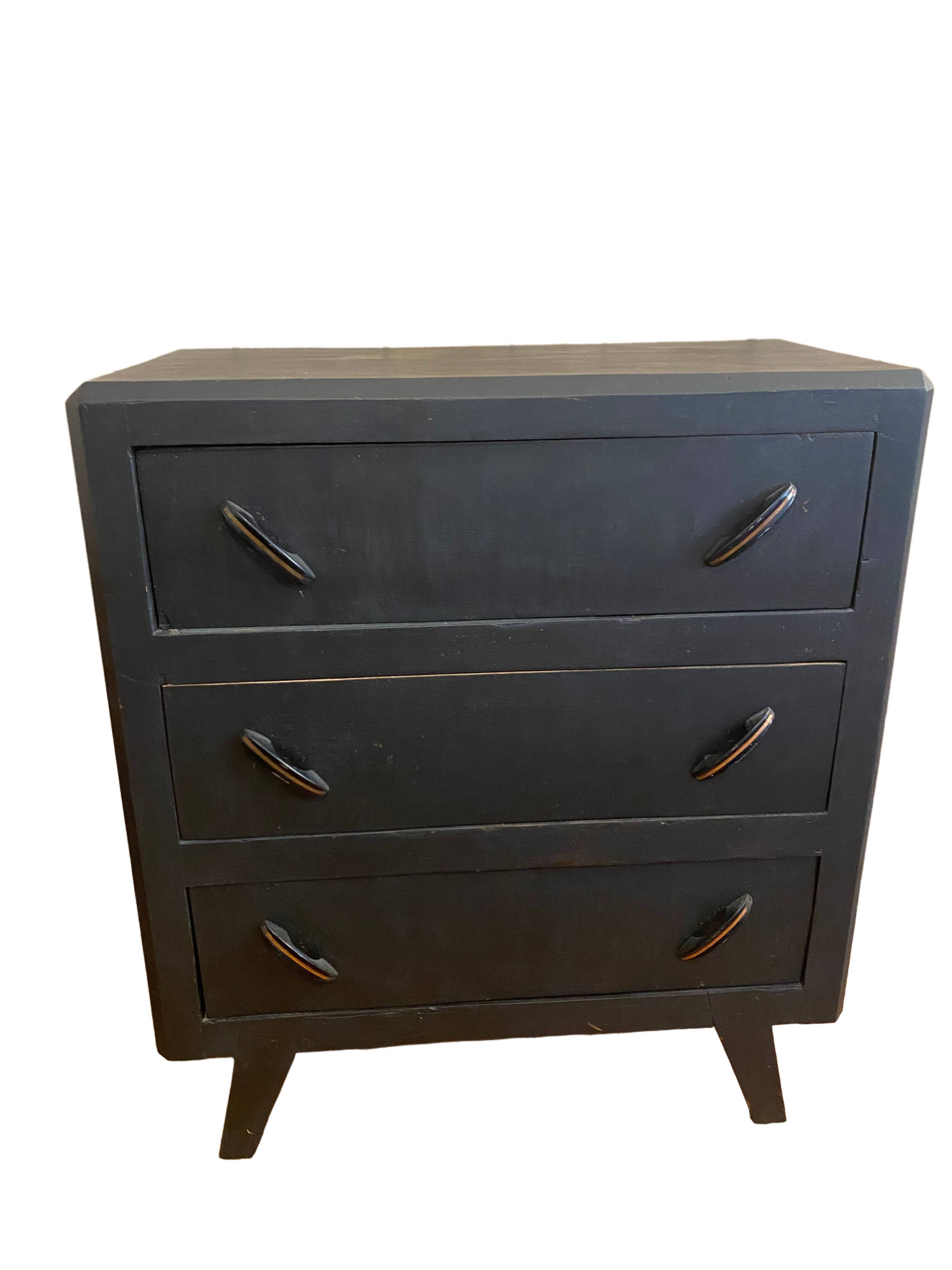 Vintage black dresser