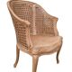 Louis XV style canned armchair