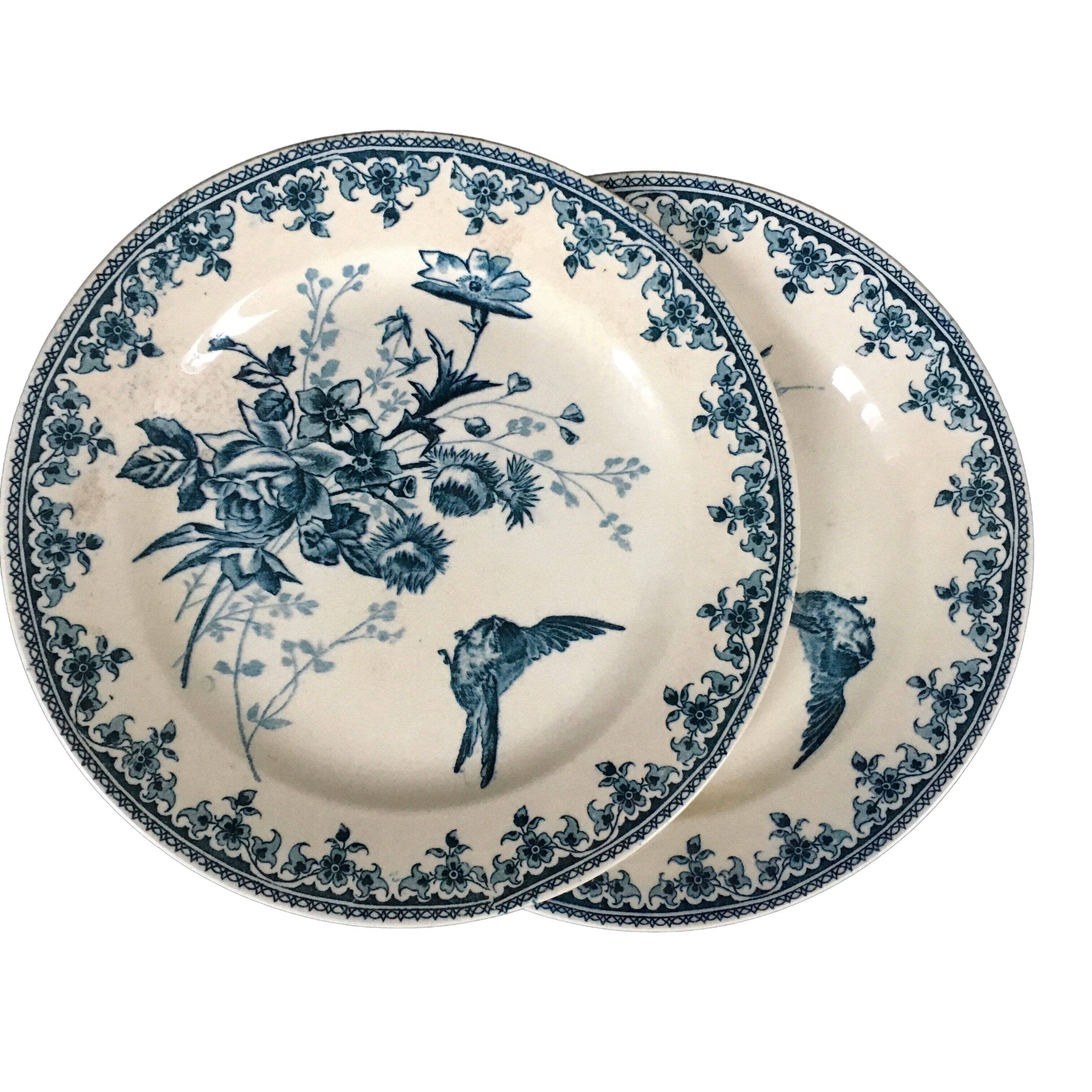 Lot 2 plates Terre de Fer