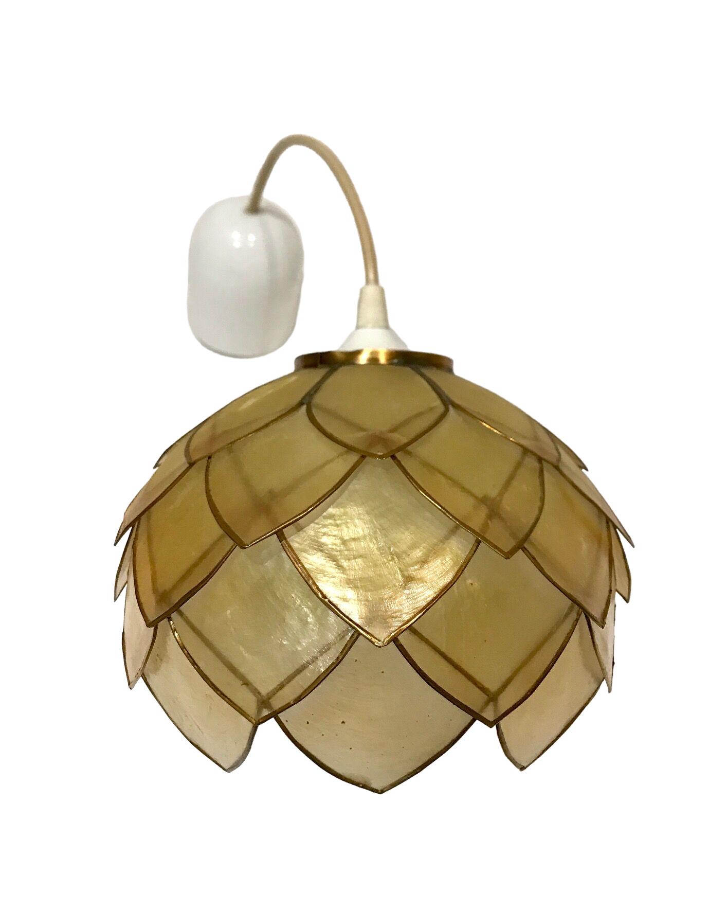 Suspension flower lotus mother-of-pearl