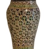 Tunisian vase mid-twentieth century. Nabeul. Signature.