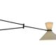 Vintage diabolo wall lamp by René Mathieu for Lunel France 1950s