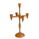 Vintage Scandinavian wooden chandelier 1970