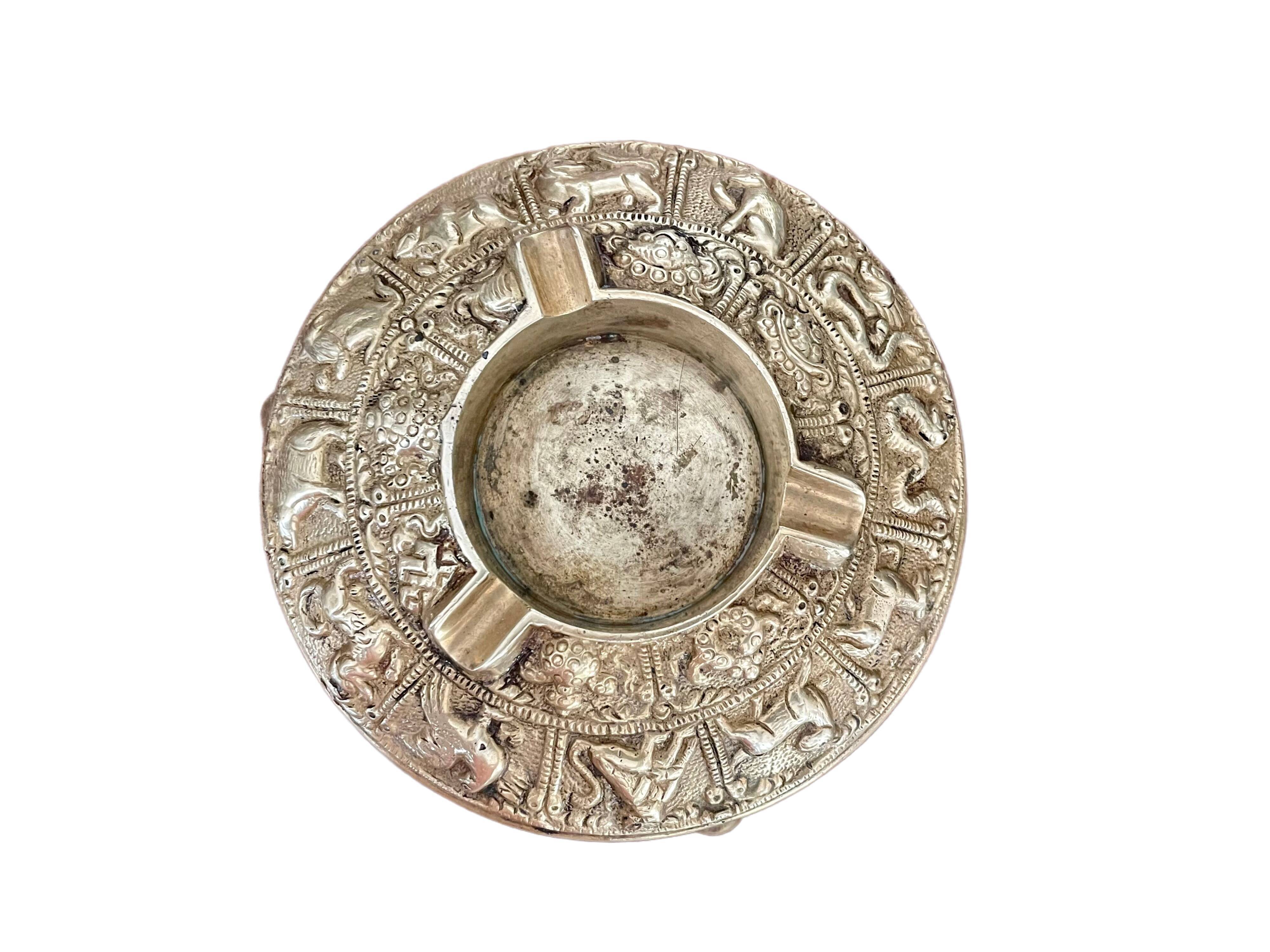 Ashtray in gilded bronze circa 1900