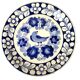 Assiette murale en faience Poland Fajans