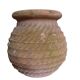 Terracotta jar pot rope decoration Goicoechea Basque Country