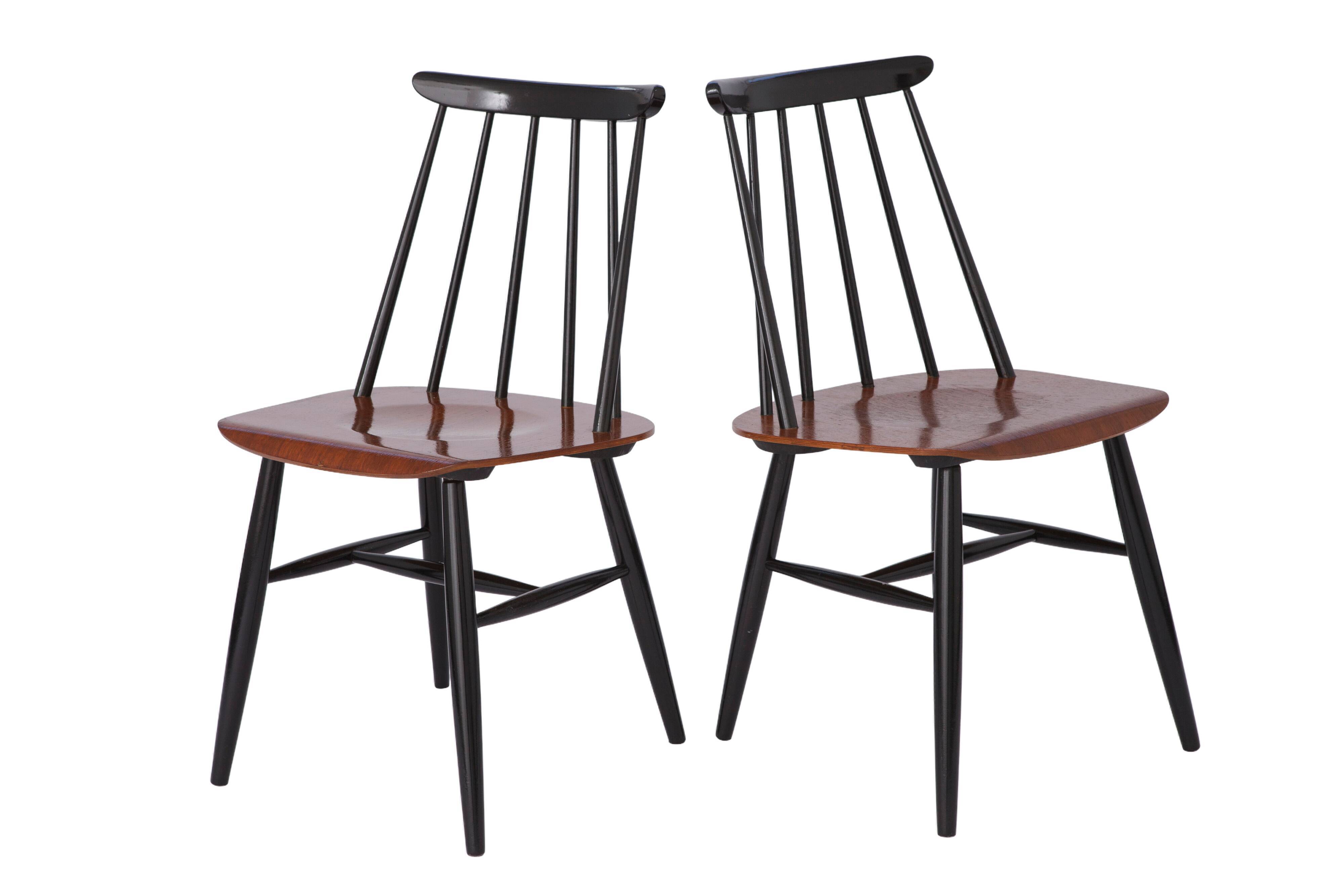 Pair Fanett chairs by Ilmari Tapiovaara 60/70