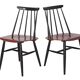 Pair Fanett chairs by Ilmari Tapiovaara 60/70