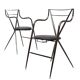 2 chaises pliantes Cendrillon, Hiroyuki Yamakado, 1987