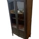 Showcase style Louis XV Parisian wardrobe matte black