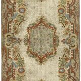 Anatolian rug 1970s 180 cm x 292 cm Brown Carpet