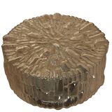 Vintage molded glass ceiling lamp