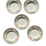 5 Longwy hollow plates