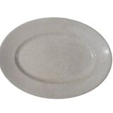 Ravier blanc en faience style creil et montereau