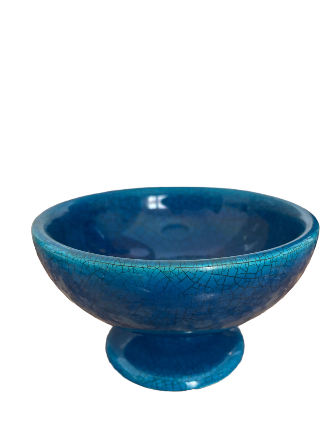 Art Deco cracked ceramic cup