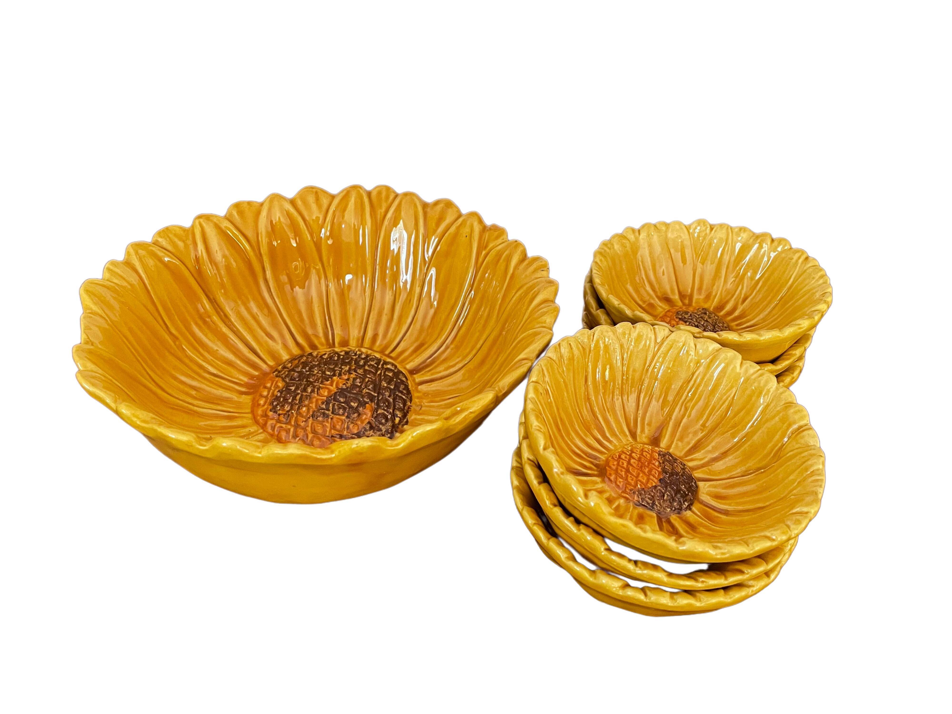 Vintage slurry bowl and cups