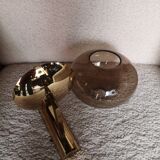 Sciolari smoked glass wall light 1970