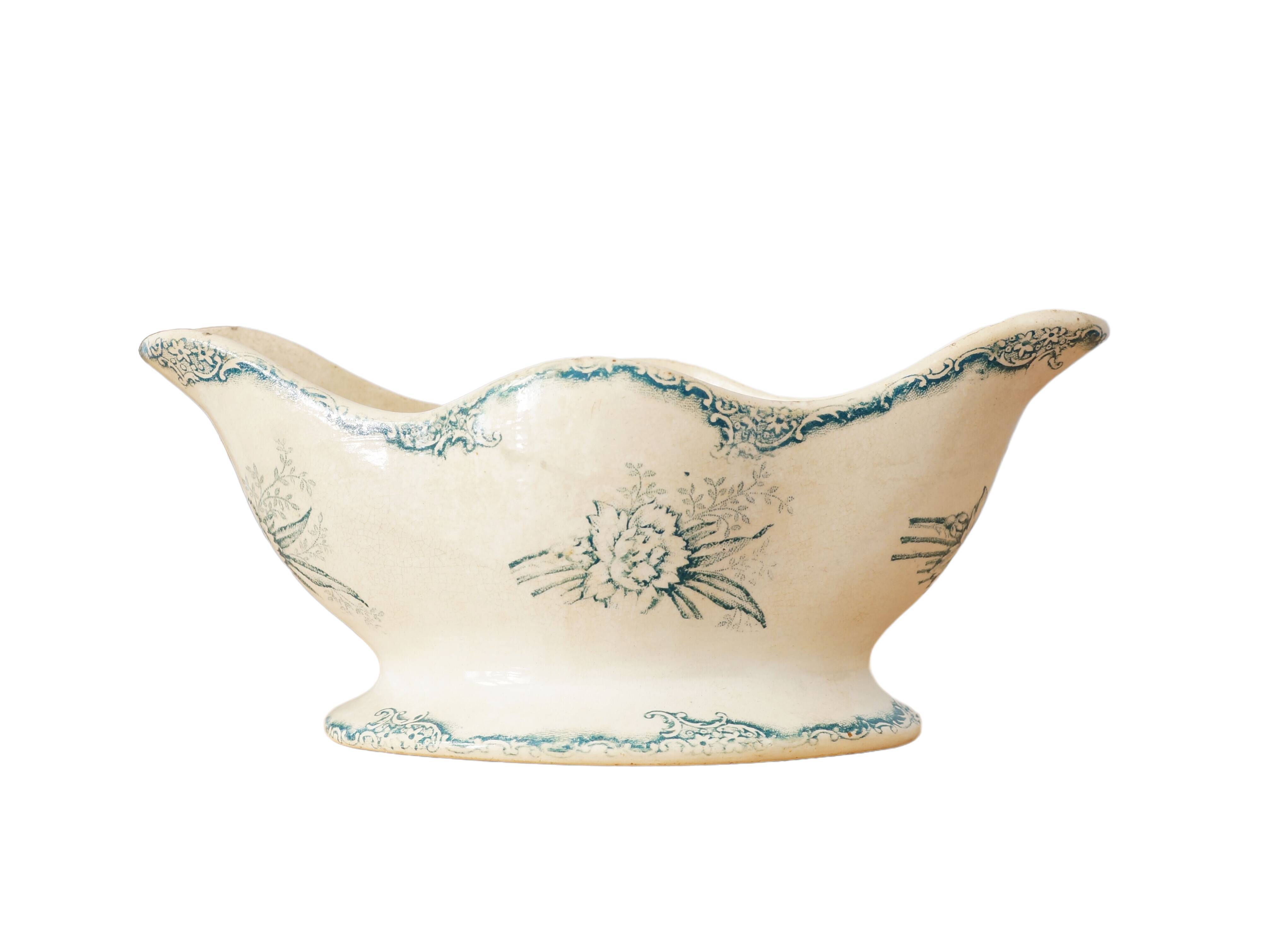 19th century earthenware sausage