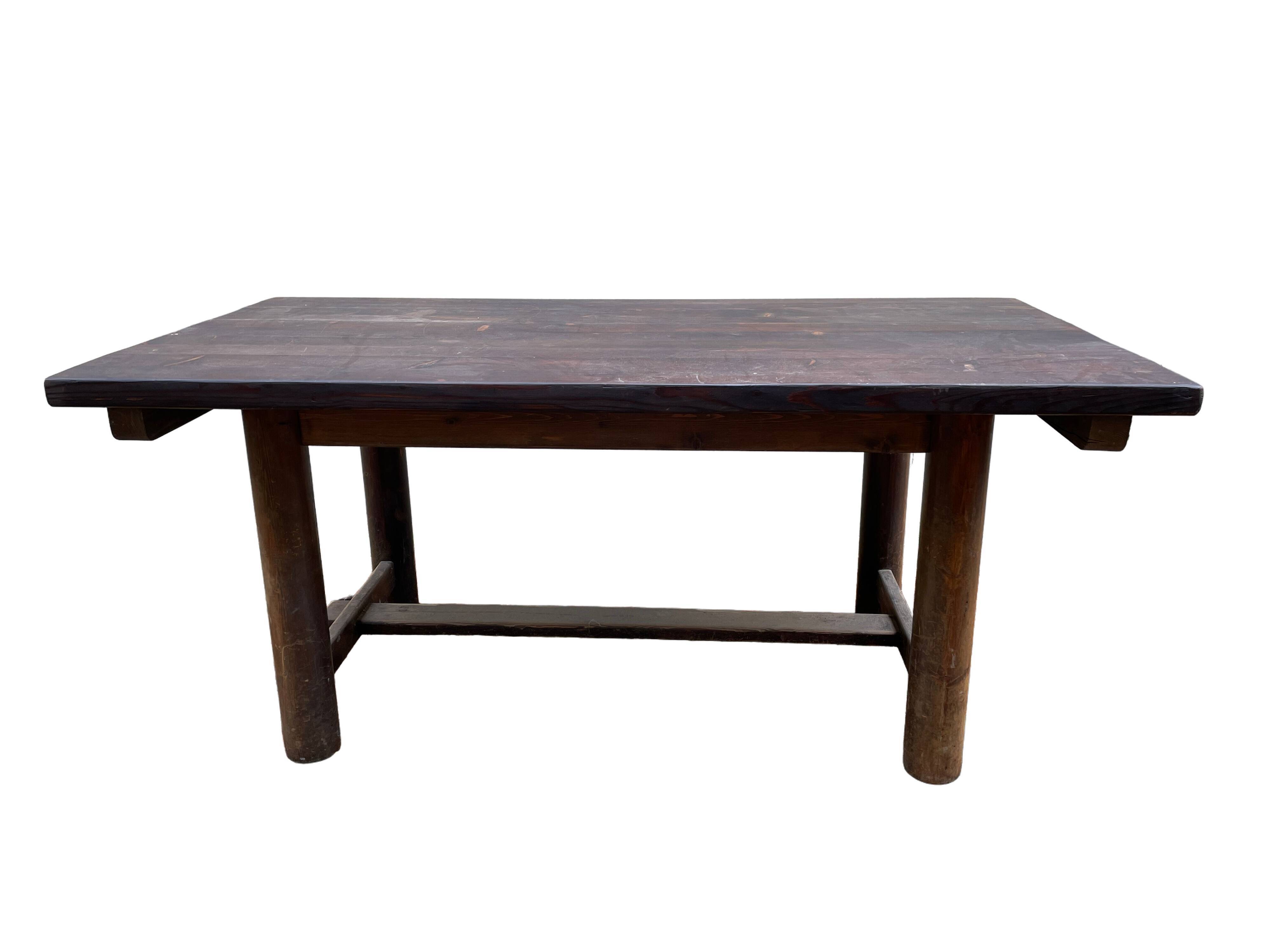 Rustic farmhouse table