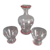 Decanters and its 2 glasses