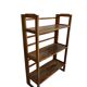 Etagère de bouquiniste en bois, pliante