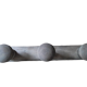 Coat rack patinated wood