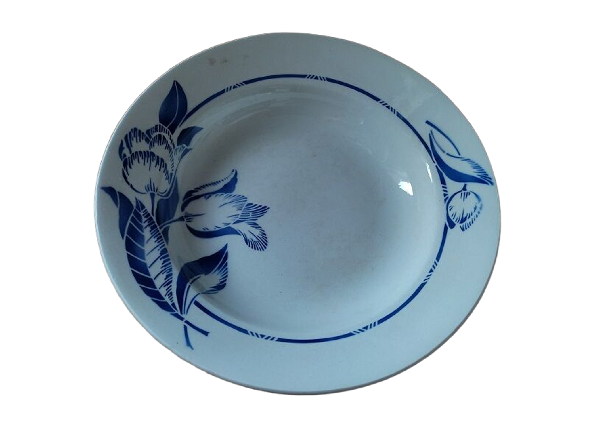 Porcelain hollow dish sarreguemines claire