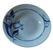 Porcelain hollow dish sarreguemines claire