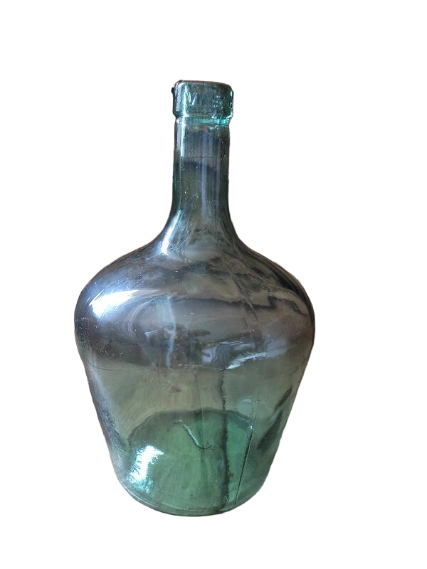Demijohn blue glass