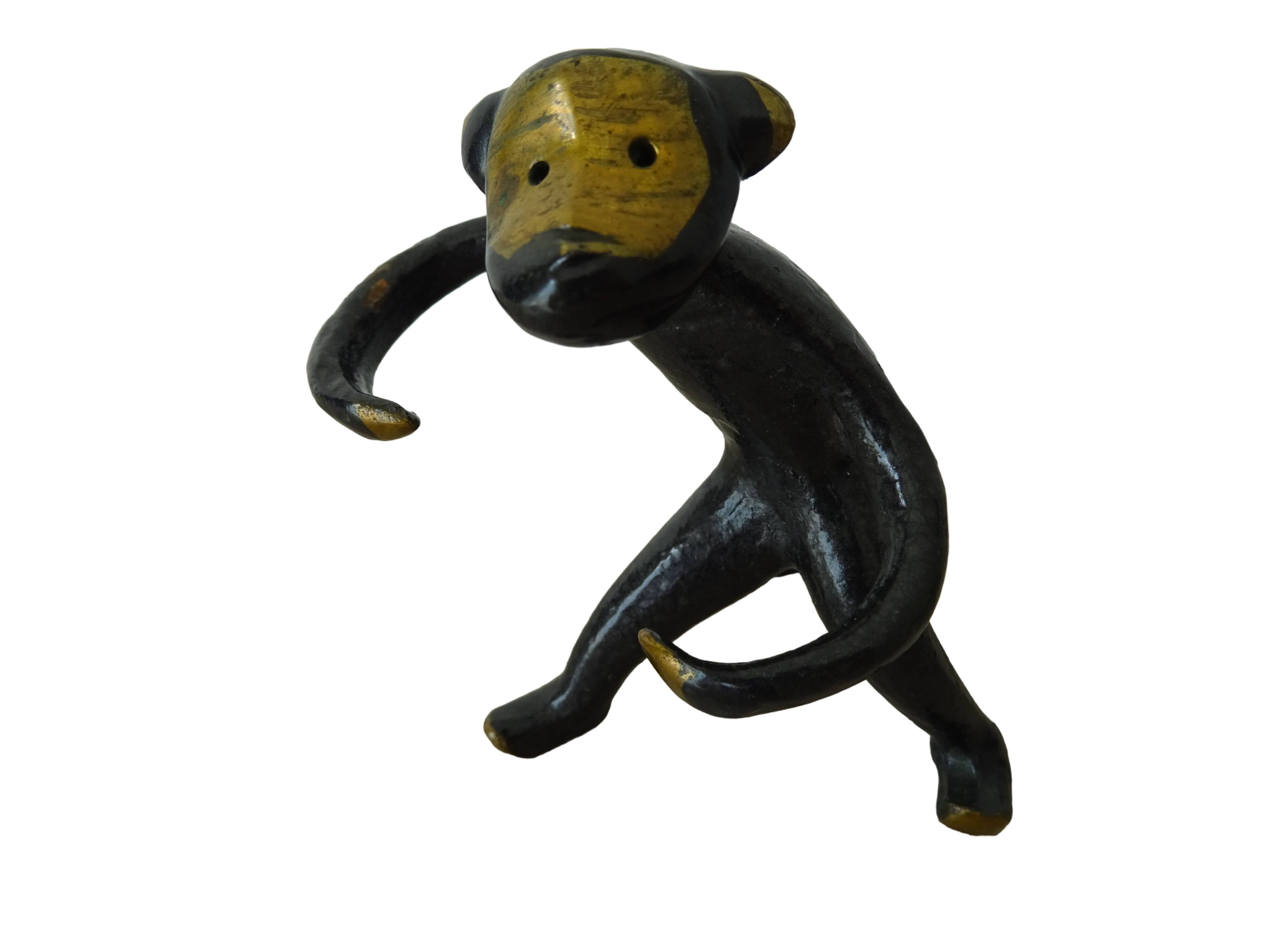 Bronze monkey Walter Bosse design an 50 60