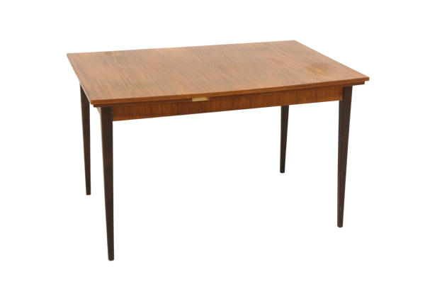 Table de salle à manger ''portefeuille'' en teck, Suède, 1950