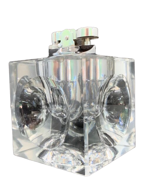 Cubic crystal table lighter