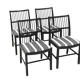 Set de 4 chaises en hêtre, Suède, 1960