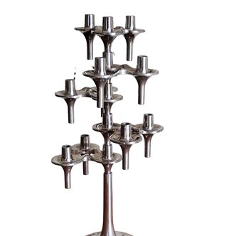 Set of 6 Orion candle holders by Fritz Nagel & Ceasar Stoffi for BMF Germany