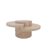 Magnussen Ponte Mactan Stone or Fossil Stone Coffee Table, 1980s