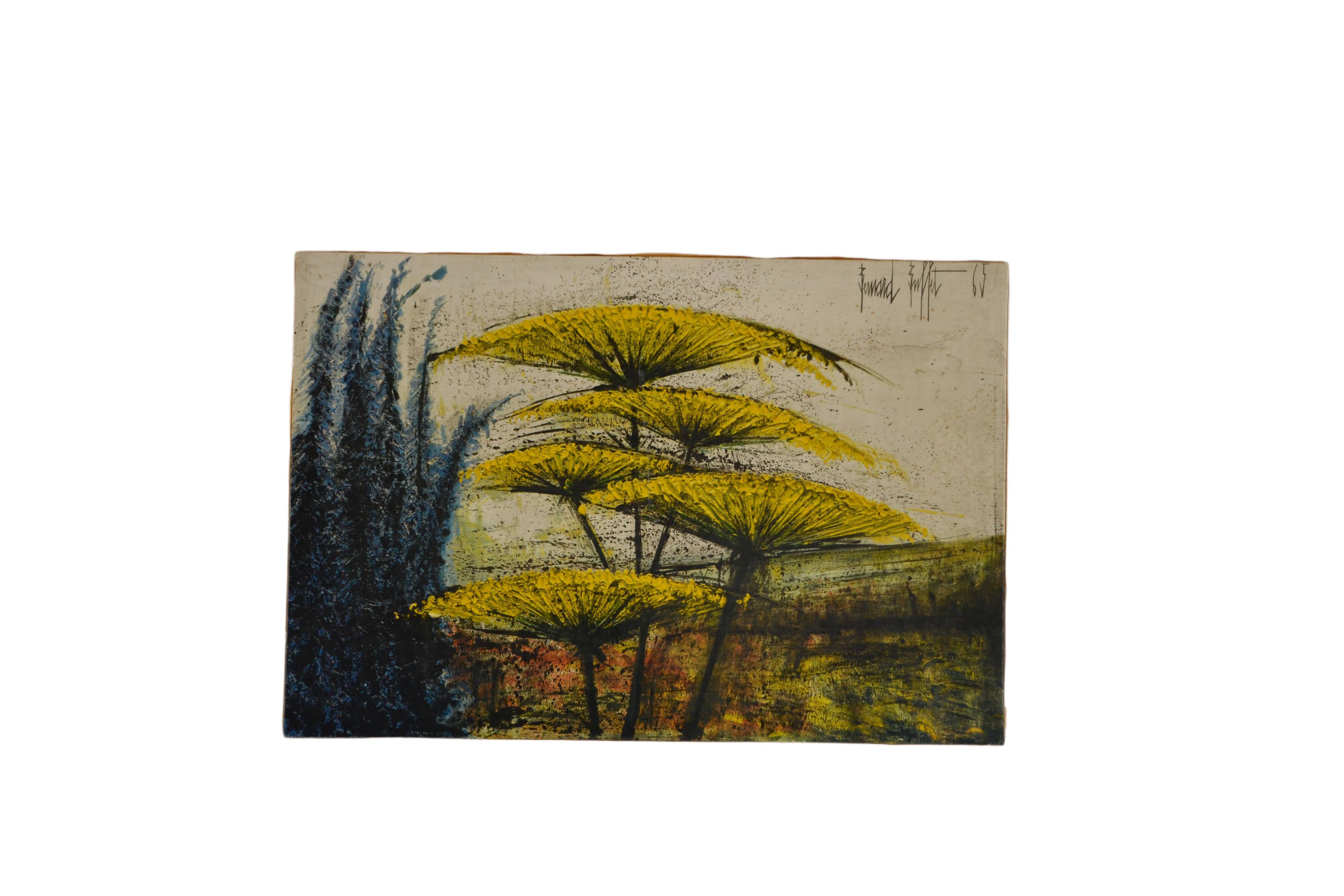 Héliogravure de Bernard Buffet edition Braun & Cie 1965