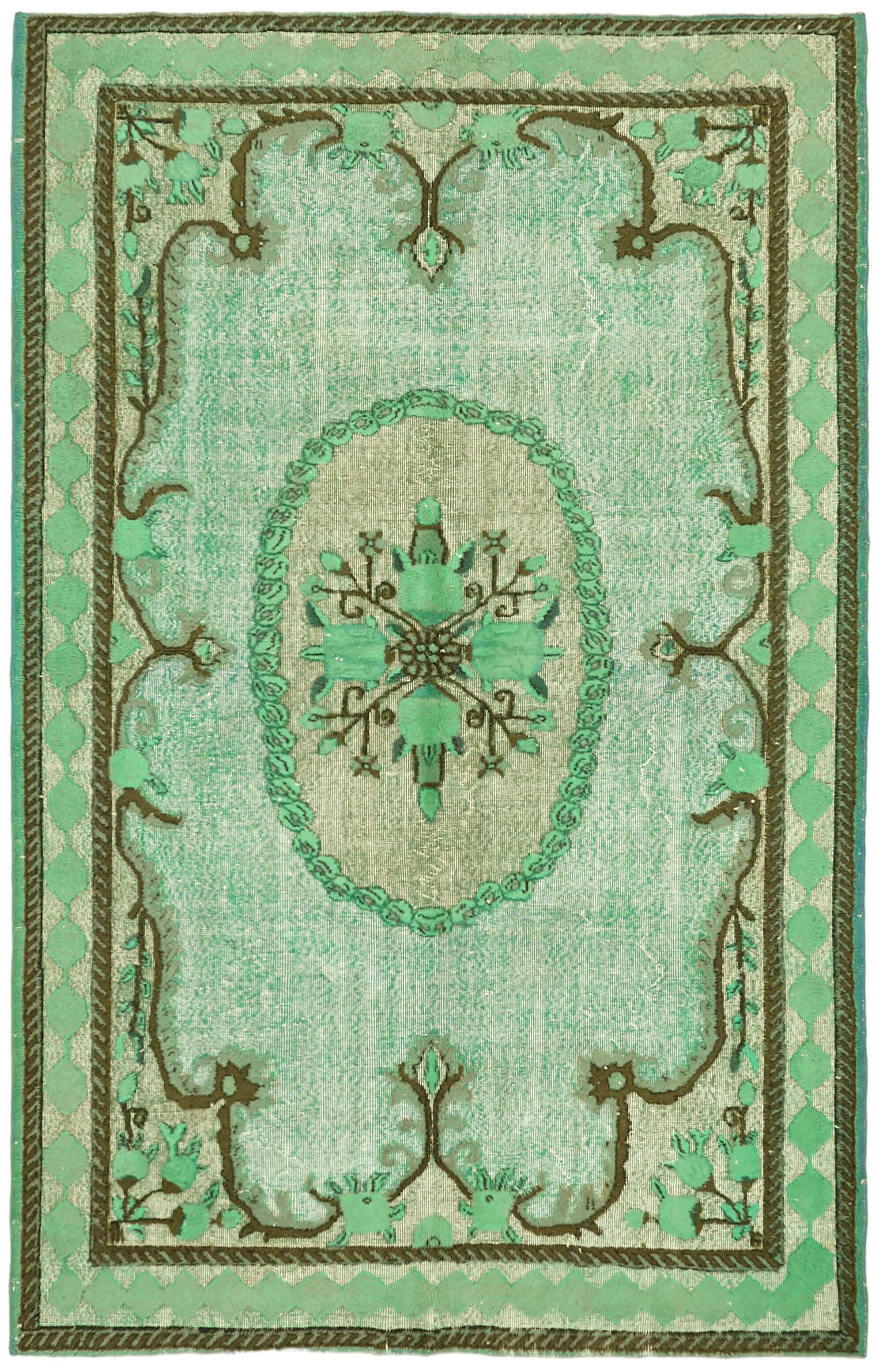 Hand-Knotted Antique Anatolian 1970, 205 cm x 313 cm