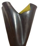 Vase céramique noire Elchinger