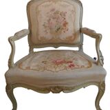 Armchair Louis XV period stamped old 18th century