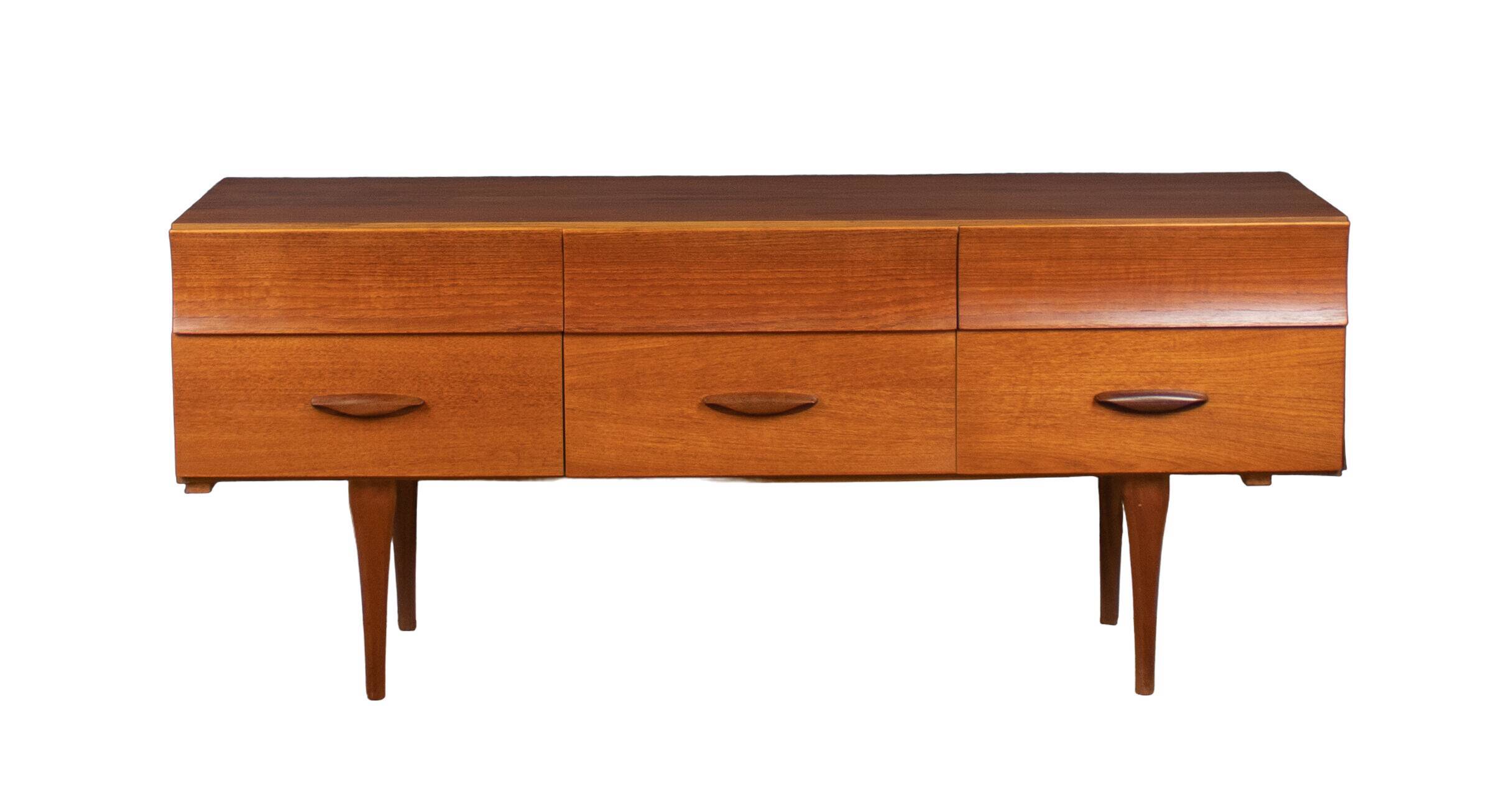 Teak austinsuite short teak sideboard 1960