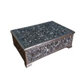 Silver plated jewelry box