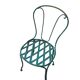 Chaise de jardin en fer forgé 19s
