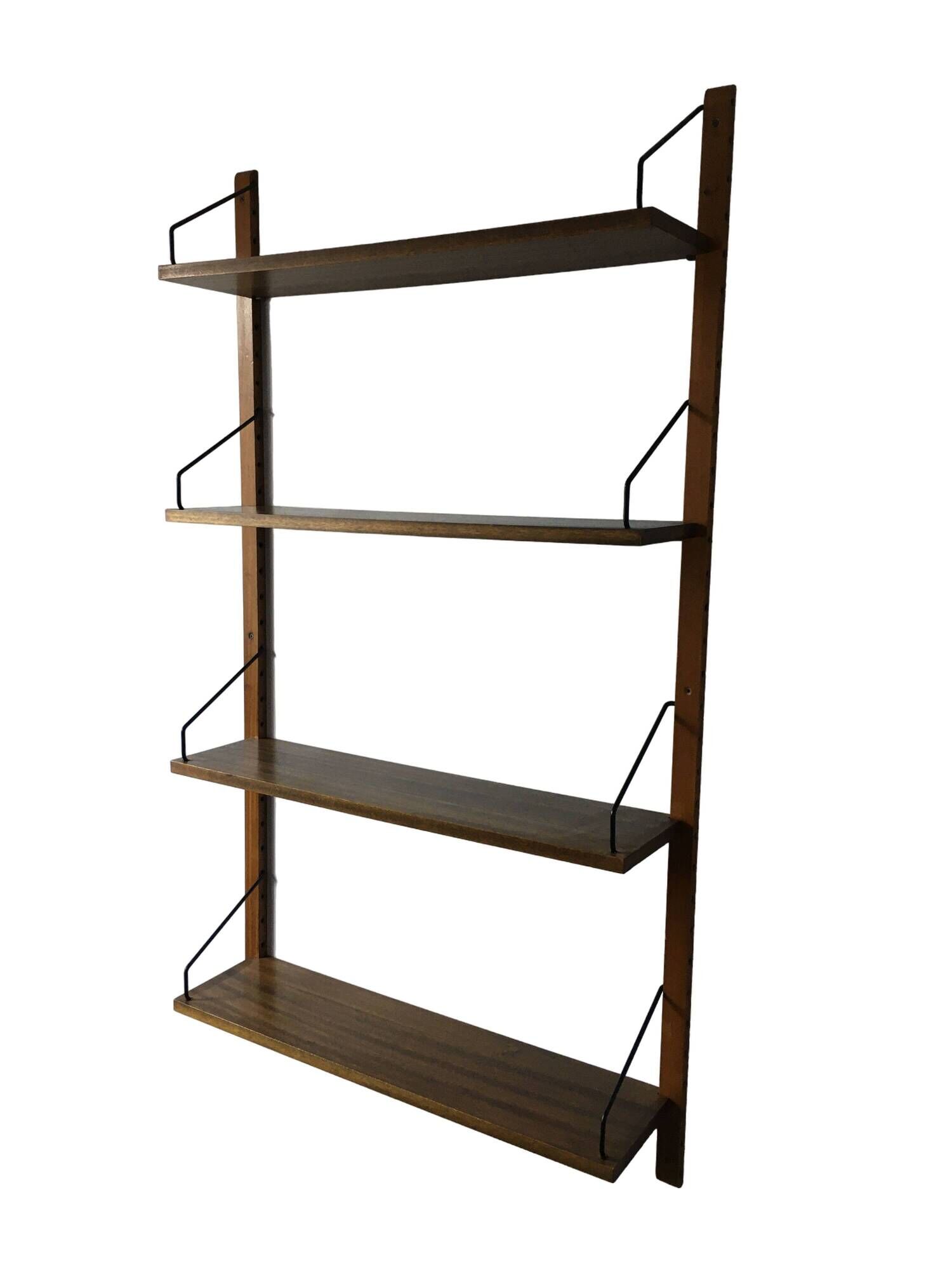 Scandinavian wall shelves Poul Cadovius royal system 60s