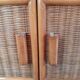 Meuble d'appoint bambou et rotin