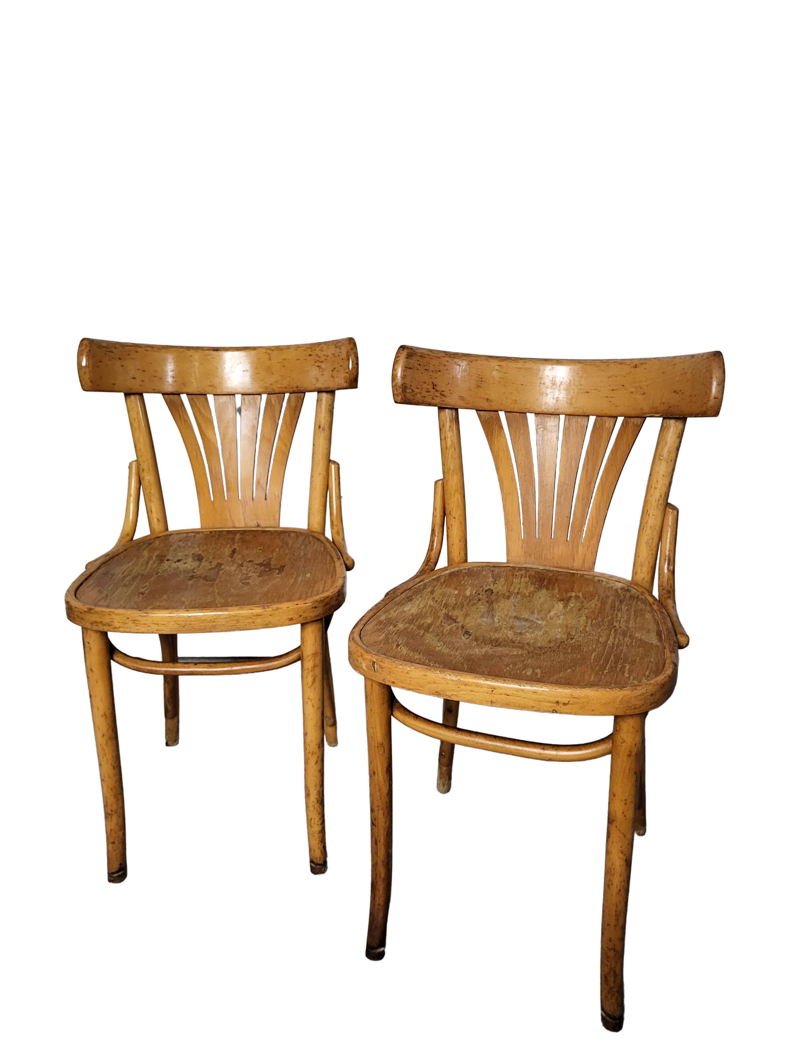 Pair of bistro chairs